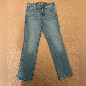 Madewell Stovepipe mid rise
Size 26